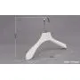 8pcs 38cm Thick Wide Shoulder White Plastic Clothes Hanger for Coats Garment and Fur 8pcs 38cm Thick Wide Shoulder White Plastic Clothes Hanger for Coats Garment and Fur
