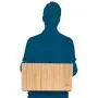 Bamboo Storage Boxes Multi-Purpose Organizer for Kitchen Supplies Holder, Fruit Bin, Cabinets, Pantry with built in handles, stackable, 11” x 14” x 6.5”