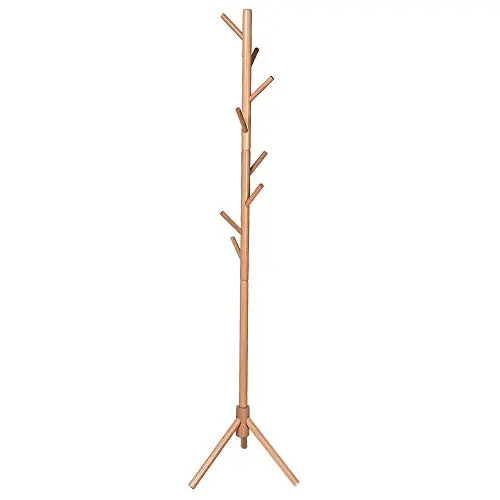 Coat Rack 8 Hooks Wooden Coat Rack Free Standing Entryway Natural Sturdy Wood Tree Coat Rack Stand Hanger Holder for Clothes/Scarves/Handbags for Office/Living Room/Bathroom (Khaki) Coat Rack 8 Hooks Wooden Coat Rack Free Standing Entryway Natural Sturdy Wood Tree Coat Rack Stand Hanger Holder for Clothes/Scarves/Handbags for Office/Living Room/Bathroom (Khaki)