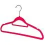 BriaUSA Velvet Coat Clothes Hangers Multi-Purpose Set of 10 Dark Pink Notched Shoulders, Tie Bar & Swivel Hooks BriaUSA Velvet Coat Clothes Hangers Multi-Purpose Set of 10 Dark Pink Notched Shoulders, Tie Bar & Swivel Hooks