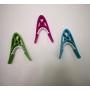 TenCloud Plastic Clothes Pins No Metal No Rust Clothes-Peg Clothespins Hangers Set of 18 Blue+Lime+Pink
