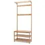Floor Standing Hat and Coat Rack Clothes Hat Tree Stand Hanger Simple Hall Shoe Rack Combination Living Room GAOFENG (Color : Natural, Size : 90cm) Floor Standing Hat and Coat Rack Clothes Hat Tree Stand Hanger Simple Hall Shoe Rack Combination Living Room GAOFENG (Color : Natural, Size : 90cm)