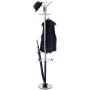 Adumly Rack Coat Tire Clothes Hooks Metal 3 Stand Hanger Hat Hook Hat Umbrella Holder Entryway