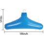 SUNSHINEMALL Inflatable Hanger Travel X 5, Portable Folding Clothes Drying Rack, Lightweight Easy-On Clothes Hangers for Home Car Camping Indoor Outdoor (Blue)