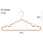 10pcs Random Color Thick PVC Coated Metal Clothes Hanger, Space Saving Non Slip Shirts Dress Coats Hangers Rack