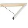 2PC Folding Stainless Steel Wall Hanger Decoration Mount Retractable Indoor Clothes Hanger Waterproof Clothes Towel Rack