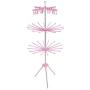EBTOOLS 3-Tier Collapsible Drying Rack Foldable Stand Laundry Dryer Hanger for Hanging Towels Baby Clothes Socks Underwear(Red)