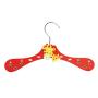 Harbour Houseware Wooden Children Clothes Kids Coat Hangers - Giraffe - Pack of 10