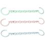 10pcs Random Color Space Saving Coat Hanger,Windproof Clothes Hanger Folding Rotating Hook Closet Hangers