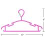 Baby Hangers,120 Pack Kids White Plastic Hangers for Baby Clothes Toddler Hangers Infant Clothes Hangers