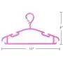 Kids Hangers,Baby Clothes Hangers Childrens White Plastic Infant Hangers for Kids Clothes Toddler Junior Hangers 60 Pack
