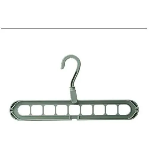 NUOCHEN Hangers Magic Multi-Port Support Circle Clothes Hanger Clothes Drying Rack Multifunction Plastic Clothes Hangers Home Storage Hangers (Color : Gray) NUOCHEN Hangers Magic Multi-Port Support Circle Clothes Hanger Clothes Drying Rack Multifunction Plastic Clothes Hangers Home Storage Hangers (Color : Gray)