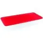 HOMZ Holiday Plastic Storage Container, 41 Quart - 34.375" x 15.5" x 6", Clear/Red, 2 Sets HOMZ Holiday Plastic Storage Container, 41 Quart - 34.375" x 15.5" x 6", Clear/Red, 2 Sets