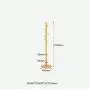 HL-TD Wooden Coat Rack Floor Rack Bedroom Clothes Rack Combination Hanger Living Room Simple (Color : C)