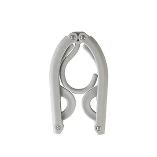 WZP Hanger Folding Hanger Household Clothes Rack,Travel Convenient Clothes Hanger Multi-Purpose Plastic Hanger Plastic/Gray / 42.3CM WZP Hanger Folding Hanger Household Clothes Rack,Travel Convenient Clothes Hanger Multi-Purpose Plastic Hanger Plastic/Gray / 42.3CM