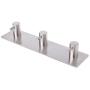 Flosky Adhesive Coat Hat Hooks Heavy Duty Stainless Steel Clothes Hanger Rustproof