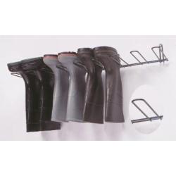 Horizon 1044-PVC Steel Boot and Glove Rack, 35-1/4" Width x 4-1/2" Height x 10-1/2" Depth, Dark Green, For 4 Pairs