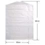 100 Pack Garment Bag Transparent Clothing Dust Cover Dustproof Hanging Clothes Suit Dress Jacket Cover for Dry Cleaner, Home Storage,Travel, Clothes Storage Closet,23.6 x 35.4 inches