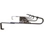 Dingang Over The Door 5 Brown Hanger Rack - Decorative Metal Hanger Holder for Home Office Use