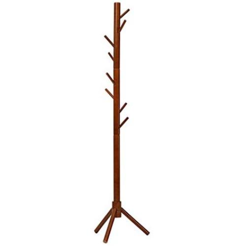 Coat Stand Solid Wood Hanger Floor-standing Bedroom Simple Clothes Shelf Simple Modern Hanger Wooden Coat Rack (Color : Brown, Size : 17640cm)