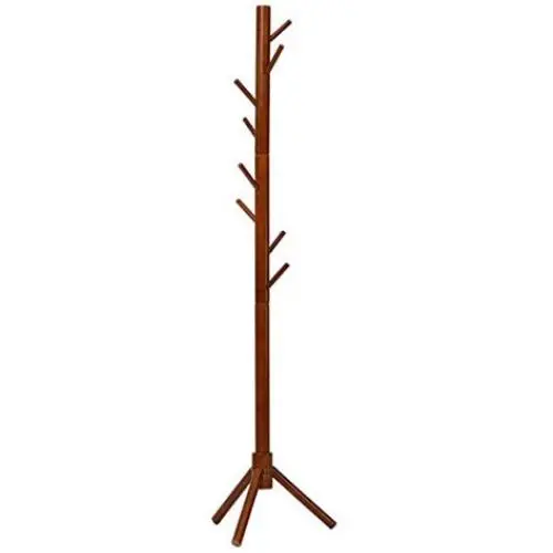 Coat Stand Solid Wood Hanger Floor-standing Bedroom Simple Clothes Shelf Simple Modern Hanger Wooden Coat Rack (Color : Brown, Size : 17640cm) Coat Stand Solid Wood Hanger Floor-standing Bedroom Simple Clothes Shelf Simple Modern Hanger Wooden Coat Rack (Color : Brown, Size : 17640cm)