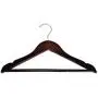 Pillowtex Childrens Wood Top Closet Clothes Hangers w/Bar - Set of 50 Walnut Finish Hangers Pillowtex Childrens Wood Top Closet Clothes Hangers w/Bar - Set of 50 Walnut Finish Hangers