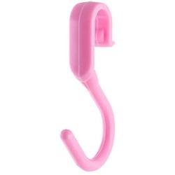 uxcell Plastic Kitchen Bathroom Wall Mounted Towel Clothes Coat Hook Hanger 10 Pcs Pink