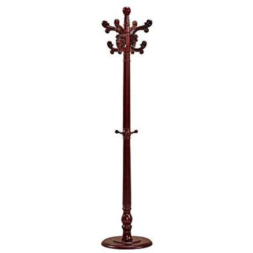 COAT RACK European Solid Wood Floor Home Bedroom Living Room Simple Hanger Clothes Storage Rack H70.86 Inches