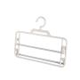 TOPBATHY Multifunctional Clothes Pants Hangers Multi Layers Swing Arm Metal Slack Hangers Organizer Closet Jeans Trousers Scarves