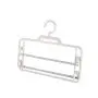 TOPBATHY Multifunctional Clothes Pants Hangers Multi Layers Swing Arm Metal Slack Hangers Organizer Closet Jeans Trousers Scarves