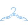Clothing and Shoe Care,40 x Kids Baby Plastic Coat Clothes Garment Trousers Hangers Blue Durable Worldwide Store for Keeping Baby Clothes Clean Tidy and Organised
