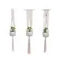 Flosky 3pcs/Set Handmade Macrame Plant Hanger Indoor Outdoor Rope Hanging Basket Net Flosky 3pcs/Set Handmade Macrame Plant Hanger Indoor Outdoor Rope Hanging Basket Net