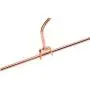 Jetdio Metal Heavy Duty Pants Skirt Slack Hangers,Trousers Hangers with Two Adjustable Non Slip Clips Hanger Rack Swivel Hook, 12 Pack, Copper Gold