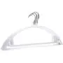 VANORIG Deluxe Hanger Clothes Hanger Durable High Manganese Steel Hangers PVC Resin Coating Clothing Hanger,Pack of 5 (White)