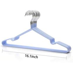 Yuqianjin Suit Hangers-Space Saving Clothes Hangers - 30 Stainless Steel Hanger, Notched, Set of 30 Durable and Slim, Notched Shirt Hangers (30 Pack) (Color : Mash up)