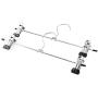 20pcs Stainless Steel Clip Stand Clothes Hanger Household Clothes Coat Skirt Dress Blouse Metal Hangers Hooks Decoration