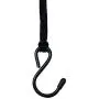 Heavy Duty 9 Gauge Small Hook Elegant Black Metal Steel Wire S Hooks Hanger for Home and Garden Connector, Pack of 20 Heavy Duty 9 Gauge Small Hook Elegant Black Metal Steel Wire S Hooks Hanger for Home and Garden Connector, Pack of 20