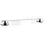 Kitchen Bathroom Towel Clothes Suction Cup Sucker Hanger Holder Rack 6 Hooks No drilling for Kitchen Bathroom