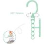 10pcs Random Color Hangers for Clothes Windproof Hanger Fixed Holder Buckle Household Anti-Slip Clothes Hanger Plastic 5 Circle Hanger 10pcs Random Color Hangers for Clothes Windproof Hanger Fixed Holder Buckle Household Anti-Slip Clothes Hanger Plastic 5 Circle Hanger