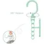10pcs Random Color Hangers for Clothes Windproof Hanger Fixed Holder Buckle Household Anti-Slip Clothes Hanger Plastic 5 Circle Hanger 10pcs Random Color Hangers for Clothes Windproof Hanger Fixed Holder Buckle Household Anti-Slip Clothes Hanger Plastic 5 Circle Hanger