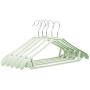 10pcs Random Color Anti-Skid Clothes Hangers, Suit Hangers Shirts Sweaters Dress Hanger Hook Drying Rack