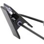 Metal Wire Clothes Hangers Adjustable Clips, Non Slip Space Saving Multifunction for Pants Sweater Jackets Shirts Scarfs Sling Clothes-Black 20-Pack