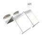 6Pcs Stainless Steel Door Back Multi-Purpose Dual-Purpose Coat Hook, Cabinet Clothes Hanger Kitchen Organizer Z Hooks Storage Organizer Rack Holder Tools