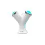 TriLuma Lamp, Portable, Rechargable LED Pod Lights with Adjustable Dimmer, 7 Vibrant Colors, 2 USB Charger Ports with Wall Hanger Accessories