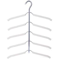 5pcs Random Color Clothes Hanger Clothing Organizer Multi Layers Cloth Hanger Clothes Holder Rack Hook Hangers
