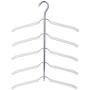 5pcs Random Color Clothes Hanger Clothing Organizer Multi Layers Cloth Hanger Clothes Holder Rack Hook Hangers