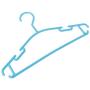 NICHOLAS BENOS Non Slip Plastic Kids Coat Hangers Child Baby Clothes Stands Multi Color, Wooden Coat Hangers - Thin Clothes Hangers, White Pants Hangers, Clothes Hangers, Black Velvet Clothes Hangers,10pcs