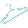 NICHOLAS BENOS Non Slip Plastic Kids Coat Hangers Child Baby Clothes Stands Multi Color, Wooden Coat Hangers - Thin Clothes Hangers, White Pants Hangers, Clothes Hangers, Black Velvet Clothes Hangers,10pcs