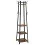 VASAGLE Industrial Coat Rack, Coat Stand with 3 Shelves, Hall Trees Free Standing with Hooks and Clothes Rail, Metal Frame ULCR80X VASAGLE Industrial Coat Rack, Coat Stand with 3 Shelves, Hall Trees Free Standing with Hooks and Clothes Rail, Metal Frame ULCR80X