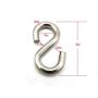 S Hook - Marine Grade 316 Stainless Steel 5/32'' Thick Metal Hook for Hanging and Utility Use (10Pieces)